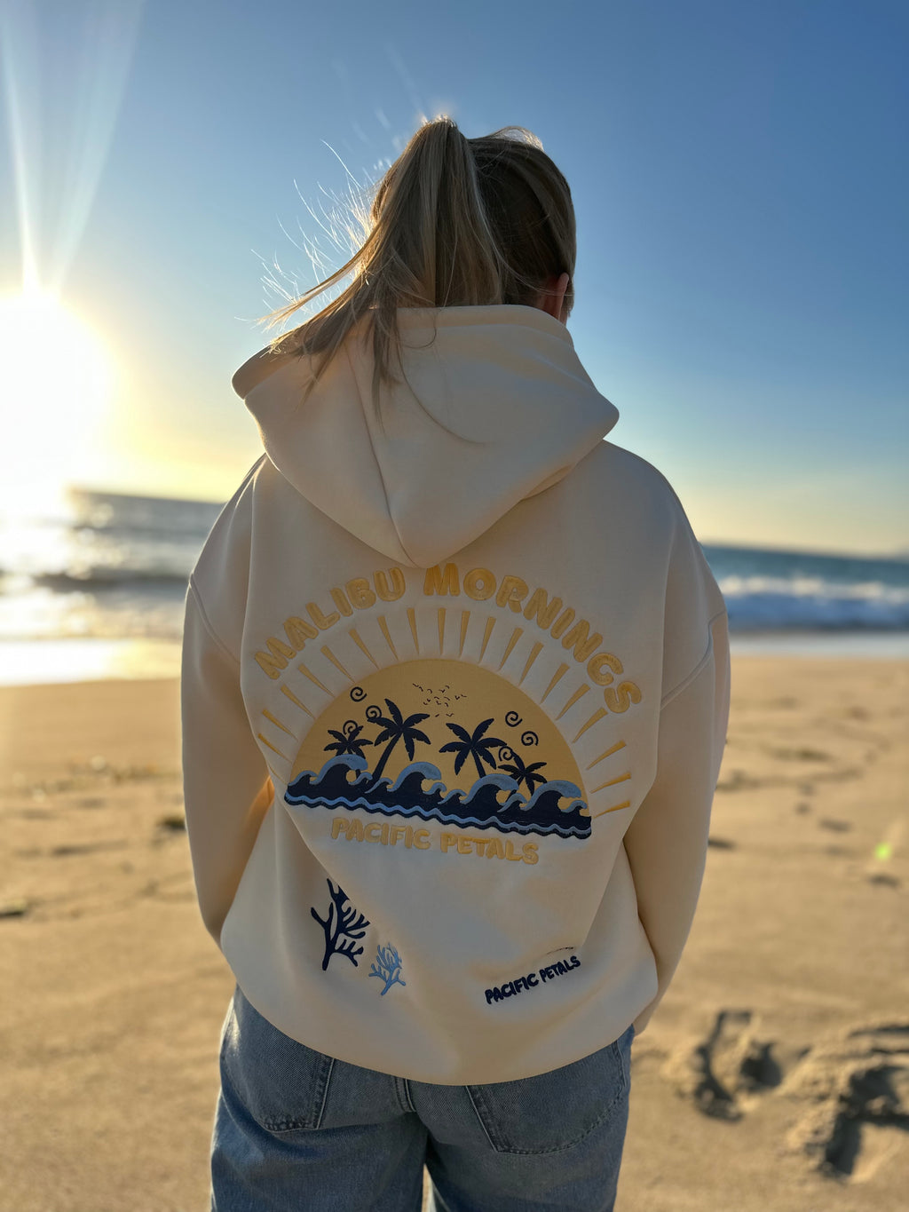 Malibu Mornings Hoodie - Butter Yellow