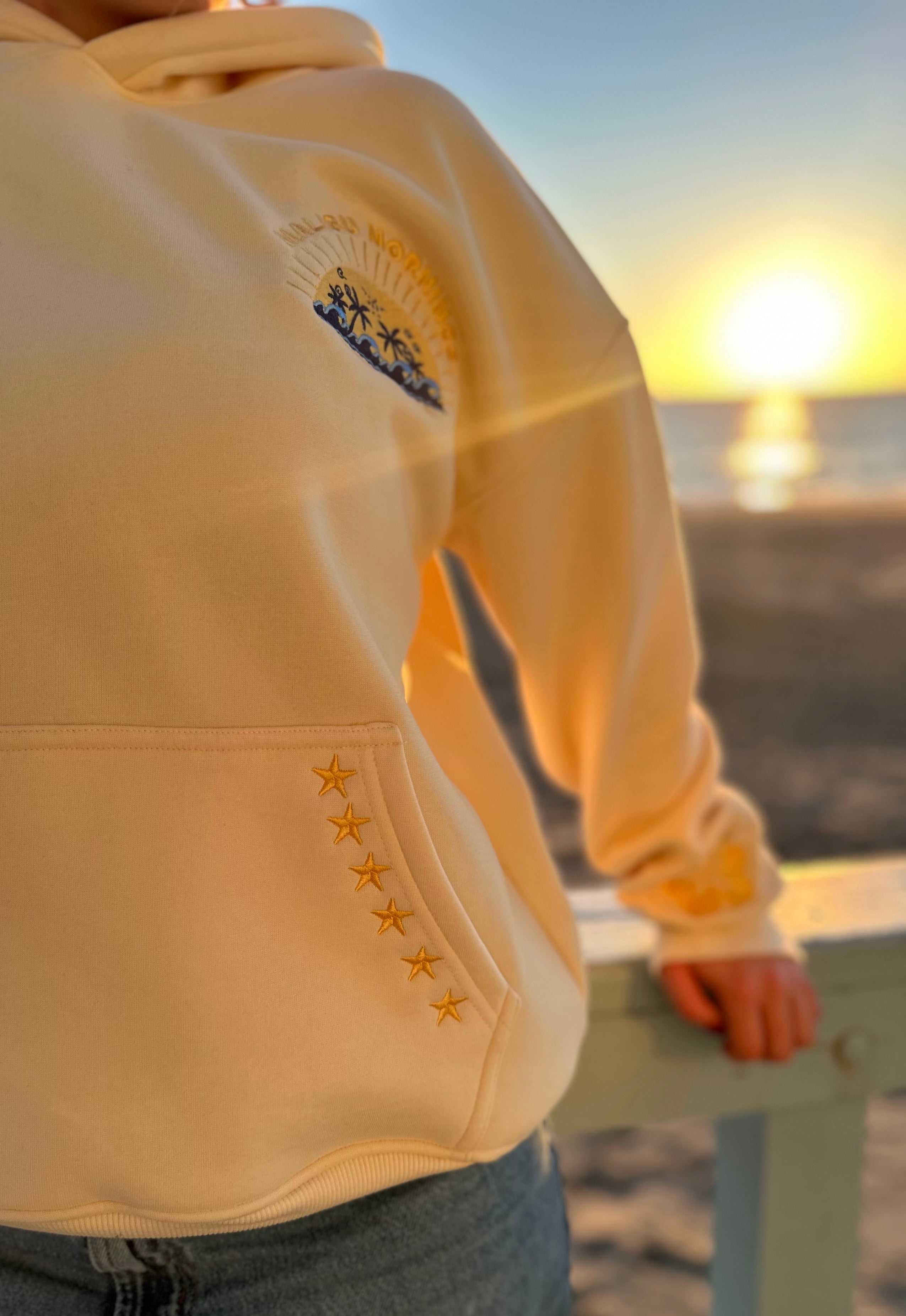 Malibu Mornings Hoodie - Butter Yellow